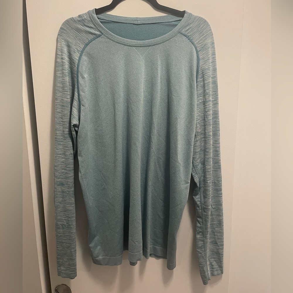 Lululemon Metal Vent Tech Long Sleeve Shirt - Light Blue